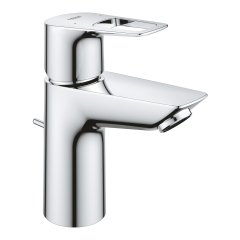 Baterie baie pentru lavoar, Grohe Bauloop New S 23335001, montaj stativ, monocomanda, finisaj cromat, ventil inclus