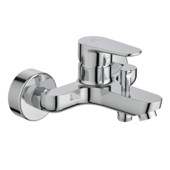 Baterie baie cada/dus, Ideal Standard Cerafine O, monocomanda, montaj aplicat, finisaj cromat