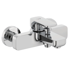 Baterie baie pentru cada / dus, Kludi Renon 426910575, montaj pe perete, monocomanda, finisaj cromat
