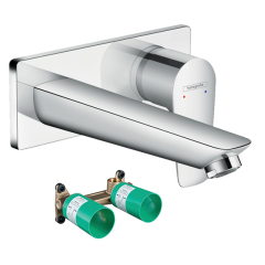 Baterie baie pentru lavoar, Hansgrohe Talis E 71732000, incastrata + corp incastrat pentru baterie