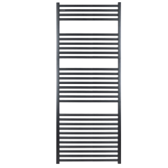 Calorifer baie Fondital Cool portprosop drept, negru, 600 x 1490 mm + accesorii montaj
