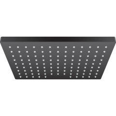 Cap dus fix Hansgrohe Vernis Shape 26281670, negru mat, 1 functie, sistem anticalcar