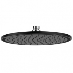 Cap dus fix Kludi A-QA 6432587-00, negru mat, 1 functie, sistem anticalcar
