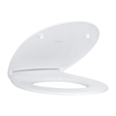 Capac WC din duroplast, Grohe Bau 39493000, alb, inchidere soft close