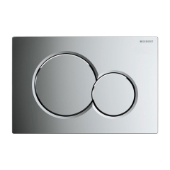 Clapeta actionare rezervor WC incastrat, Geberit Sigma 01 115.770.21.5, cromat lucios