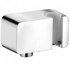 Cot racord cu suport pentru para dus, Kludi A-QA 6556005-00, fix, cromat
