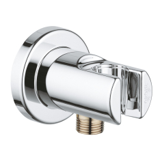 Cot racord, Grohe Relexa cu suport para dus, finsiaj cromat, 28628000