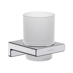Pahar baie cu suport Hansgrohe AddStoris 41749000