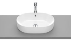 Lavoar pe blat Roca The Gap 55x39cm, oval, fara orificiu pentru baterie, A3270Y1000