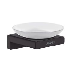 Savoniera cu suport Hansgrohe AddStoris 41746670, finisaj negru
