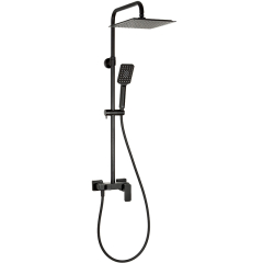 Sistem dus Valvex Loft 2455750, baterie monocomanda, negru mat
