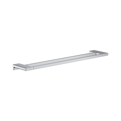 Suport prosop baie Hansgrohe AddStoris 41743000, tip bara, finisaj cromat, cu doua brate