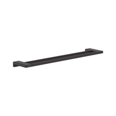 Suport prosop baie Hansgrohe AddStoris 41743670, tip bara, finisaj negru mat, cu doua brate