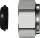 Conector pentru teava de cupru Heimeier, alama, filet interior, 3/4" x 15 mm, inel cauciuc
