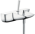 Baterie baie, pentru cada/dus, Hansgrohe Pura Vida, monocomanda, montaj aplicat, finisaj cromat