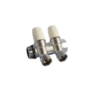 Distribuitor cu robinet, 2 x 3/4", Tiemme 1866K
