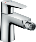 Baterie baie pentru bideu Hansgrohe Talis E 71721000, monocomanda, finisaj cromat, cu ventil click-clack