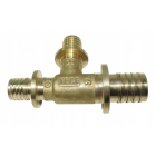 Teu redus alunecator TECEflex 760543, alama, D 40 x 25 x 32 mm