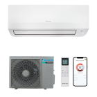 Aparat aer conditionat Daikin Sensira C, 12000 BTU, A++/A+, inverter, Wi-Fi, R32, functie incalzire, dezumidificare, mod Eco, mod Auto, mod de noapte, afisaj digital, timer, auto-curatare, alb