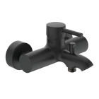 Baterie baie cada/dus, Ideal Standard Ceraline, monocomanda, montaj aplicat, finisaj negru mat