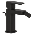 Baterie baie pentru bideu Kludi Renon 422163975, monocomanda, finisaj negru mat