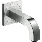 Baterie baie pentru lavoar, cu senzor, Axor Citterio 39117340, montaj incastrat, electronica, finisaj negru crom periat