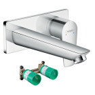 Baterie baie pentru lavoar, Hansgrohe Talis E 71732000, incastrata + corp incastrat pentru baterie