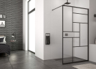 Perete dus tip Walk-In, sticla, Easy STR4P, Loft 73, 120 x 200 cm