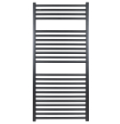 Calorifer baie Fondital Cool portprosop drept, negru, 600 x 1160 mm + accesorii montaj