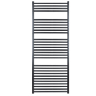 Calorifer baie Fondital Cool portprosop drept, negru, 600 x 1490 mm + accesorii montaj