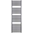 Calorifer baie Fondital Cool portprosop drept, negru, 600 x 1740 mm + accesorii montaj
