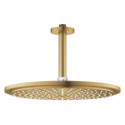 Cap dus fix Grohe Rainshower Cosmopolitan 310 26067GN0, auriu mat, 1 functie, sistem anticalcar