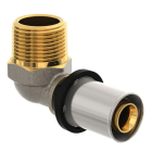 Cot presare FAZ4E34M16A000E0 Purmo Cleverfit, pentru sisteme de incalzire, alama, filet exterior, D 16.2 mm x 3/4"