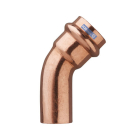 Curba cupru sertizare, 45 grade, interior-exterior, D28 mm, 9040