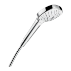 Para dus Hansgrohe Croma Select E Vario 26812400, crom, 3 functii, sistem anticalcar