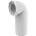 Racord WC rigid, Alcadrain, cot la 90 grade, D - 110, 225 mm lungime
