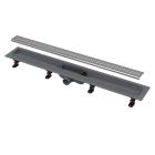 Rigola dus cu gratar din otel inoxidabil, Alcadrain APZ9 Simple, 85 cm