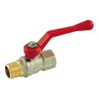 Robinet de trecere cu bila Tiemme Tornado, filet exterior-interior, alama, 1 1/2", actionare maneta aluminiu