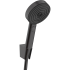 Set dus para + furtun + suport Hansgrohe Pulsify Select, negru mat