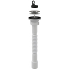 Sifon flexibil pentru lavoar, Alcadrain A750+A31, cu ventil, 1 1/4"
