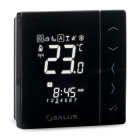 Termostat pentru incalzire in pardoseala, incastrabil, Salus VS10BRF, Wi-Fi, afisaj digital, programabil, 230 V, negru
