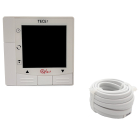 Termostat de ambient cu senzor de sapa pentru incalzire in pardoseala, TECEfloor, afisaj digital, 230 V