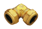 Cot compresie cu inel, dublu, alama, 15 mm x 15 mm
