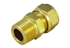 Racord compresie cu inel, alama, FE, 22 mm x 3/4"
