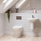 Vas WC Ideal Standard Tesi Aquablade T007701, alb, evacuare orizontala, montaj pe pardoseala