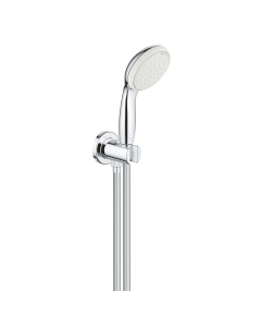 Set de dus Grohe Tempesta 100 II (para dus, furtun dus, cot racord cu suport) 26406001