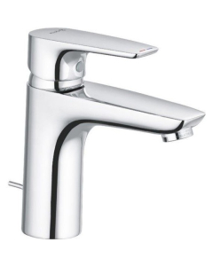 Baterie lavoar, Kludi Pure & Solid 342900575, stativa, monocomanda, finisaj cromat, cu ventil