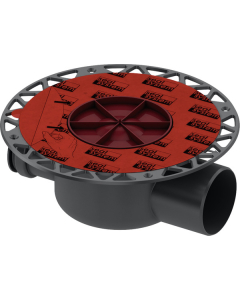 Corp sifon de pardoseala Tece drainpoint, iesire laterala Dn 70, cu flansa universala Seal System, 3603500