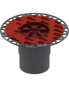 Corp sifon de pardoseala Tece drainpoint, iesire verticala Dn 100, cu flansa universala Seal System, 3607600