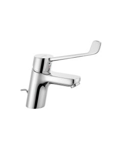 Baterie baie pentru lavoar, Kludi Pure & Easy Care 372870565, stativa, monocomanda, finisaj cromat, cu ventil 